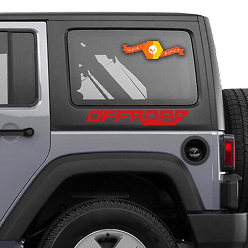 Lettering Decal Sticker Emblem Logo Vinyl Off Road F Type Per Toyota Jeep Wrangler