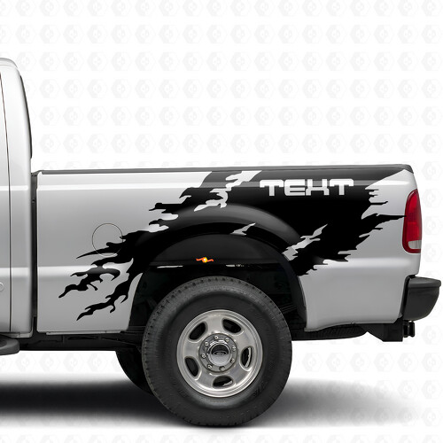 Adesivo in Vinile Personalizzato con Testo Old Splash per Fiancata per Ford F-250 1999-2006