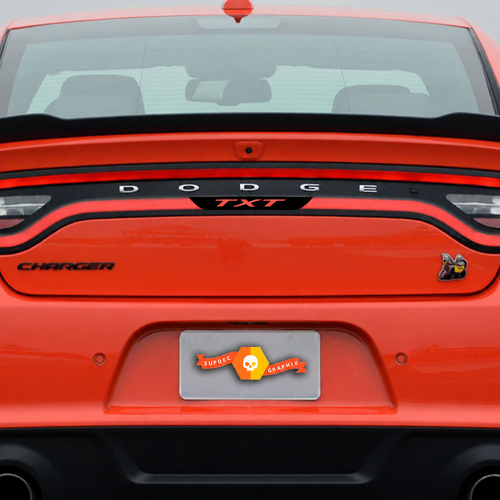 Adesivo Vinile Personalizzato per Faro Stop Portellone per Dodge Charger 2021