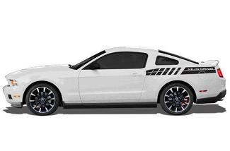 Ford Mustang (2010-2020) Kit di decalcomanie in vinile personalizzato - Mustang posteriore doppia striscia