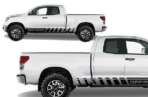Adesivo in Vinile Strisce Laterali Off Road per Toyota Tundra 2007-2013