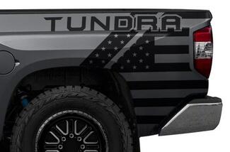 Toyota Tundra (2014-2023) Kit di decalcomanie in vinile personalizzato - Tundra USA Flag