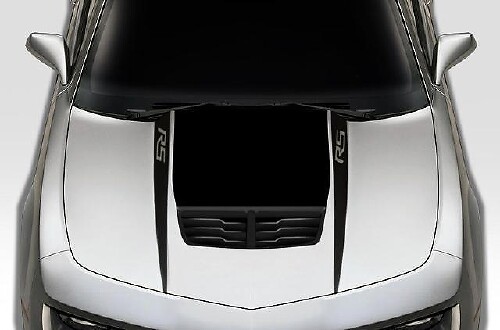 Kit Adesivi in Vinile Aletta Cofano RS per Chevrolet Camaro 2010-2015