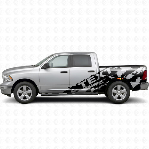 Kit adesivo laterale personalizzato parafango per Dodge Ram 1500-3500 2009–18