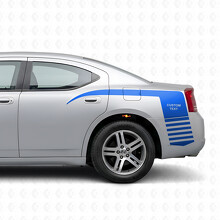 Adesivo in vinile personalizzato a strisce stile artiglio strobo per fiancata Dodge Charger 2006-2010_2
