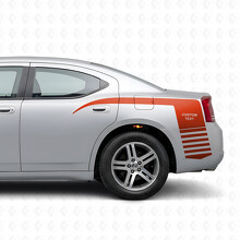 Adesivo in vinile personalizzato a strisce stile artiglio strobo per fiancata Dodge Charger 2006-2010_4