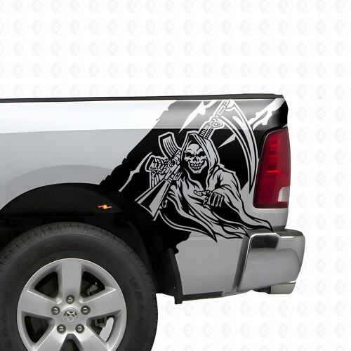 Adesivo in Vinile da Comodino Reaper per Dodge Ram 1500