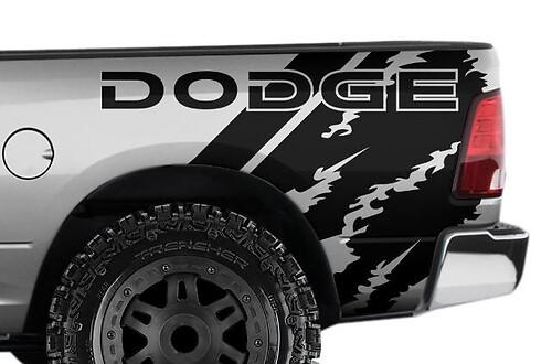 DODGE RAM 1500/2500/3500 (2009-2018) 6.5 LETTO VINILE PERSONALIZZATO Decalcomania WRAP KIT - DODGE QUARTER
