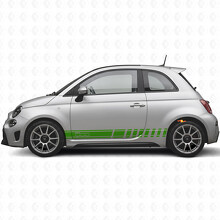 Adesivo Vinile Laterale a Strisce da Corsa per Fiat 500_3