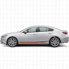 Adesivo in Vinile per Fianchetti a Strisce Racing per Mazda Mazda6_4