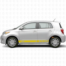 Kit di adesivi laterali con strisce accentuate logo xD per Scion xD_5