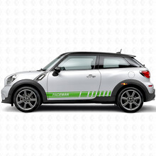 Adesivo laterale in vinile con strisce da corsa con marchio per MINI Paceman_3