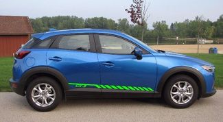 Adesivo per decalcomania in vinile per auto a strisce grafiche da corsa per Mazda CX-3 2015-2018