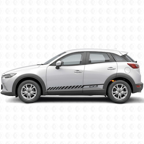 Adesivo Vinile a Strisce da Corsa per Porta per Mazda CX-3
