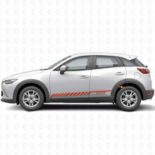 Adesivo Vinile a Strisce da Corsa per Porta per Mazda CX-3_4