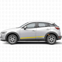 Adesivo Vinile a Strisce da Corsa per Porta per Mazda CX-3_5
