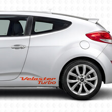 Adesivo in Vinile con Scritta Veloster Turbo per Porta Hyundai Veloster_4