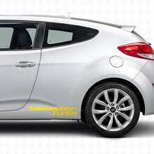 Adesivo in Vinile con Scritta Veloster Turbo per Porta Hyundai Veloster_5