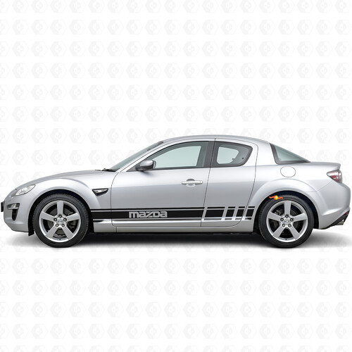 Adesivo Laterale in Vinile a Strisce di Accento Marchiato per Mazda RX-8