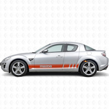 Adesivo Laterale in Vinile a Strisce di Accento Marchiato per Mazda RX-8_4