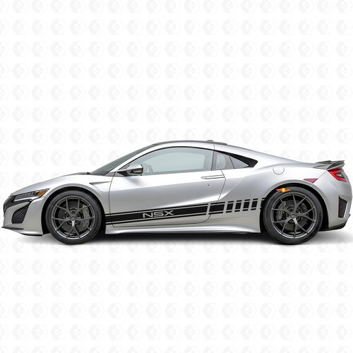 Adesivo in vinile laterale con strisce da corsa per Acura NSX
