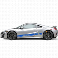 Adesivo in vinile laterale con strisce da corsa per Acura NSX_2