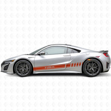 Adesivo in vinile laterale con strisce da corsa per Acura NSX_4