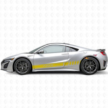 Adesivo in vinile laterale con strisce da corsa per Acura NSX_5