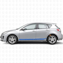 Racing Graphic Stripe Car Side Vinyl Decal Sticker per Mazdaspeed 3 2007 - 2013_2