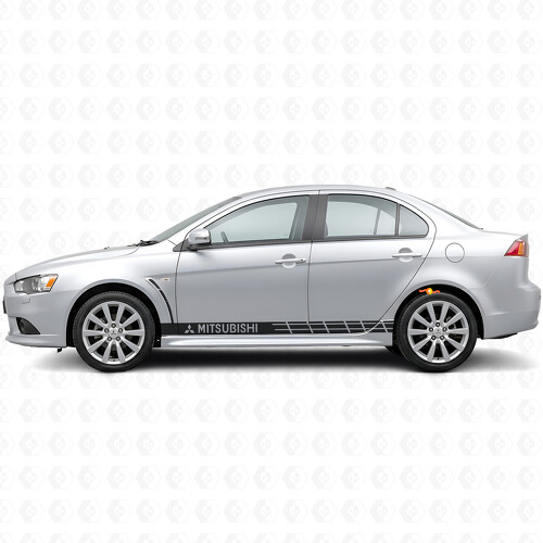 Adesivo Vinile Strisce da Gara Laterali per Mitsubishi Lancer
