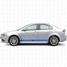Adesivo Vinile Strisce da Gara Laterali per Mitsubishi Lancer_2