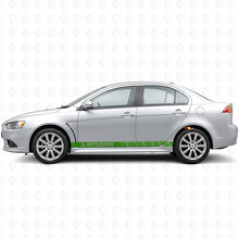 Adesivo Vinile Strisce da Gara Laterali per Mitsubishi Lancer_3