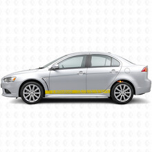 Adesivo Vinile Strisce da Gara Laterali per Mitsubishi Lancer_5