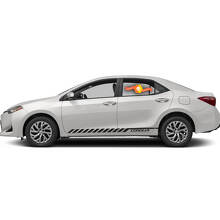 Adesivo per decalcomania in vinile per auto a strisce grafiche da corsa per Toyota Corolla 2014-2018 2