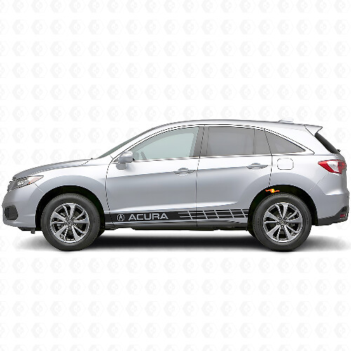 Kit Adesivi Vinilici Strisce Laterali da Corsa per Acura RDX MDX