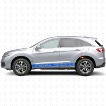 Kit Adesivi Vinilici Strisce Laterali da Corsa per Acura RDX MDX_2