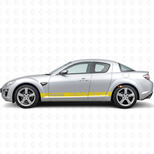 Adesivo Vinile Laterale con Strisce Stile Racing per Mazda RX-8_5