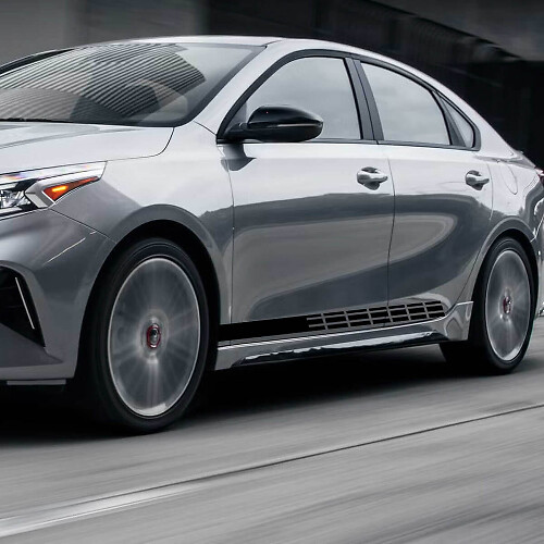 Adesivo Vinilato Strisce Laterali Racing per Kia Forte