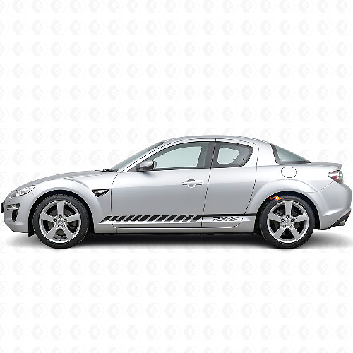 Adesivo Vinile Laterale Strisce da Corsa per Mazda RX-8