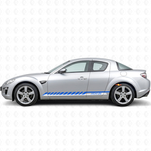 Adesivo Vinile Laterale Strisce da Corsa per Mazda RX-8_2