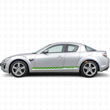 Adesivo Vinile Laterale Strisce da Corsa per Mazda RX-8_3