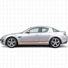 Adesivo Vinile Laterale Strisce da Corsa per Mazda RX-8_4