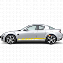 Adesivo Vinile Laterale Strisce da Corsa per Mazda RX-8_5