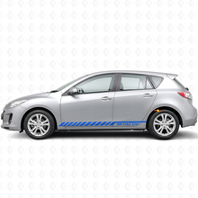 Adesivo in vinile con strisce e scritta Skyactiv laterale per Mazda Mazda3 2011-2013_2