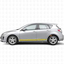 Adesivo in vinile con strisce e scritta Skyactiv laterale per Mazda Mazda3 2011-2013_5