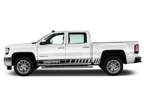 2 strisce grafiche a più colori Sierra 3500 Symbol Car Racing Decal Sticker