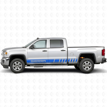 Adesivo Vinile Laterale con Strisce Marchiate per GMC Sierra_2