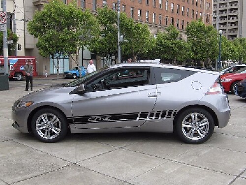 2 adesivi in ​​vinile con grafica a più colori Honda CR-Z simbolo per auto da corsa