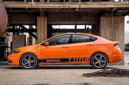 2X Grafica a più colori Dodge Darts Symbol Car Racing Vinyl Decal Sticker