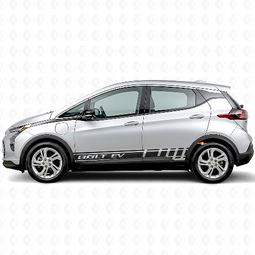 Adesivo Vinile Laterale con Strisce di Accento Marchiate per Chevrolet Bolt EUV